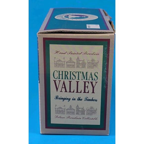 VTG Christmas Valley STAGE COACH Figurine Seasonal Specialties 1995 w/ Box - Picture 14 of 16